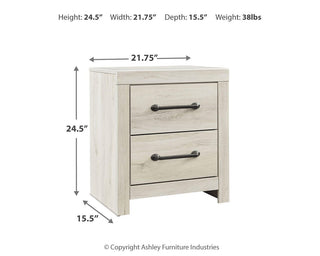 Cambeck King Panel Bed with Storage, Chest and Nightstand
