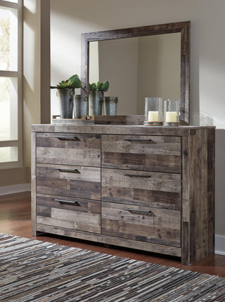 Derekson Full Panel Bed, Dresser, Mirror and Nightstand