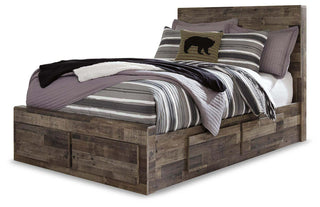 Derekson Panel Bed with 6 Storage Drawers - Full