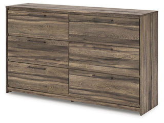 Elbrim King Panel Storage Bed, Dresser and Nightstand