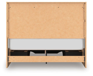 Elbrim Queen Panel Storage Bed, Dresser and Mirror