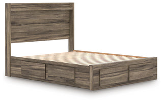 Elbrim Queen Panel Storage Bed, Dresser and Mirror