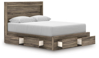 Elbrim Queen Panel Storage Bed, Dresser and Mirror