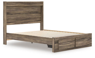 Elbrim Queen Panel Storage Bed, Dresser and Mirror
