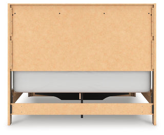 Elbrim Queen Panel Storage Bed, Dresser, Mirror and Nightstand