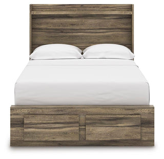 Elbrim Full Panel Storage Bed, Dresser, Mirror and 2 Nightstands