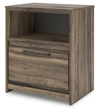 Elbrim Queen Panel Storage Bed, Dresser and Nightstand