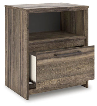 Elbrim Full Storage Bed, Dresser and Nightstand