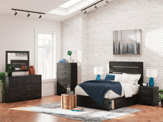 Hollivern Twin Panel Storage Bed