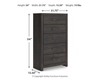 Hollivern Twin Panel Storage Bed, Dresser, Mirror and Chest