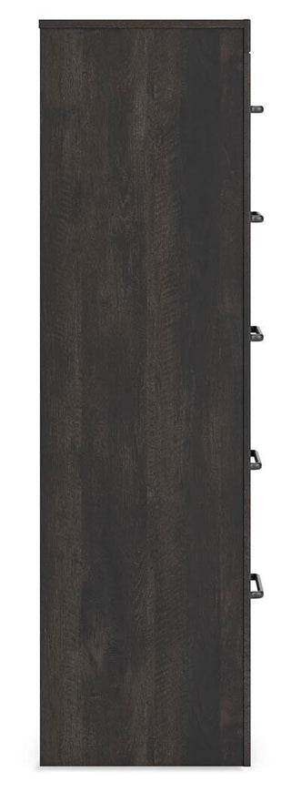 Hollivern Twin Panel Storage Bed, Dresser, Mirror and Chest