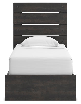 Hollivern Twin Panel Storage Bed, Dresser, Mirror and Chest