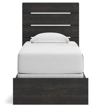 Hollivern Twin Panel Bed, Dresser and Mirror