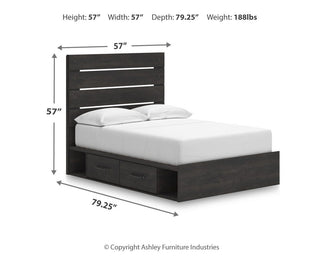Hollivern Twin Panel Storage Bed
