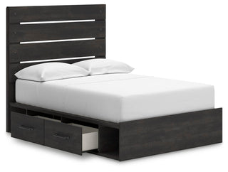 Hollivern Twin Panel Bed with Storage