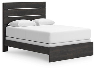 Hollivern Queen Panel Bed, Dresser, Mirror and Nightstand