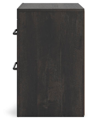 Hollivern Two Drawer Night Stand