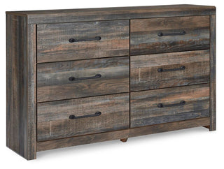 Drystan Queen Bookcase Bed, Dresser and Chest