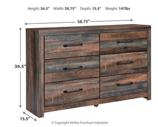 Drystan King Bookcase Storage Bed, Dresser and Nightstand
