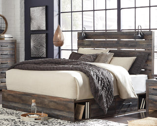 Drystan King Storage Bed, Dresser and Mirror
