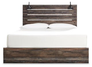 Drystan Queen Panel Bed with 4 Storage Drawers