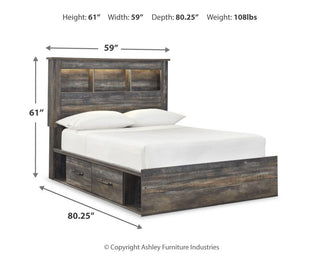 Drystan Bookcase Bed - Full