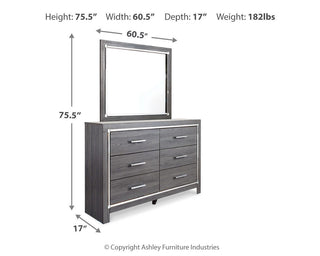 Lodanna Full Storage Bed, Dresser and Mirror