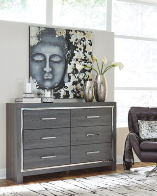 Lodanna King Storage Bed, 2 Dressers, Cheat and Nightstand