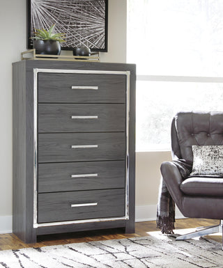 Lodanna King Storage Bed, Dresser and Chest