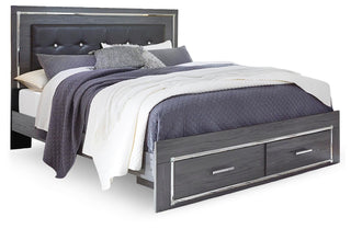 Lodanna King Storage Bed, Chest and 2 Nightstands