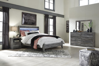 Baystorm Queen Panel Bed, Dresser, Mirror and Nightstand