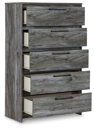 Baystorm Queen Panel Storage Bed, Dresser and Chest