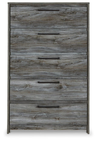 Baystorm Twin Panel Bed, Dresser, Mirror and Chest
