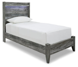 Baystorm Twin Panel Bed and 2 Nightstands