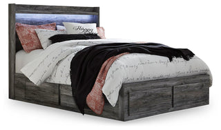 Baystorm Panel Bed with 4 Storage Drawers - Queen