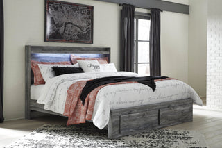 Baystorm King Storage Bed, Dresser and 2 Nightstands