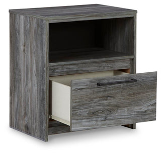Baystorm Full Panel Storage Bed and Nightstand