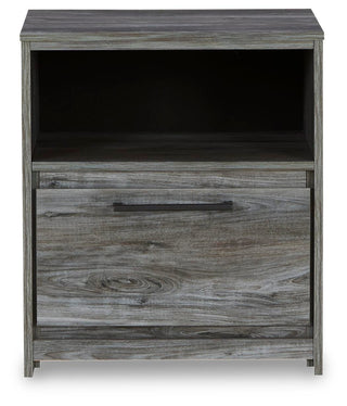 Baystorm Full Panel Storage Bed and Nightstand