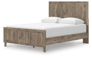 Rusticott Queen Panel Bed, Dresser and Mirror