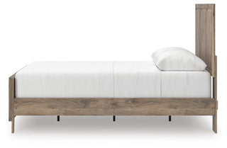 Rusticott Queen Panel Bed, Dresser and Mirror