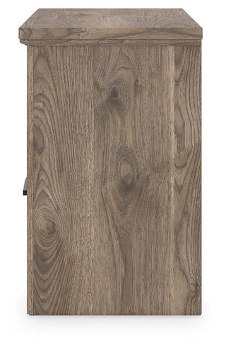 Rusticott Queen Panel Bed, Dresser and Nightstand