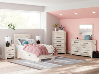Lawroy Panel Bed with Storage - Twin
