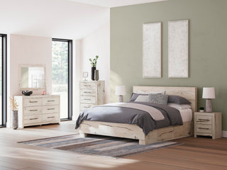 Lawroy Panel Bed with Storage - King