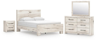 Lawroy Queen Panel Bed, Dresser, Mirror and Nightstand