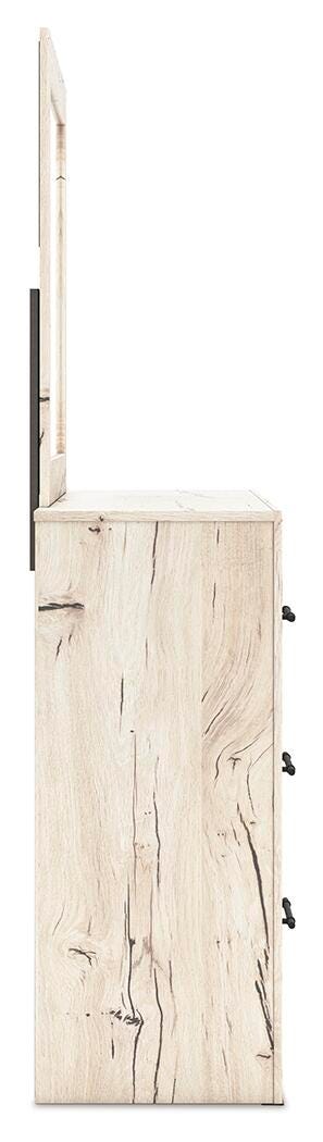 Lawroy Queen Panel Bed, Dresser and Mirror