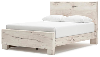 Lawroy Queen Panel Bed with Storage, Dresser and Mirror