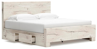 Lawroy Panel Bed with Storage - King