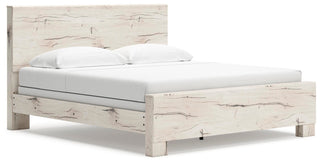 Lawroy King Panel Bed, Dresser, Mirror, Chest and Nightstand
