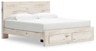 Lawroy King Panel Storage Bed, Dresser, Mirror, Chest and 2 Nightstands