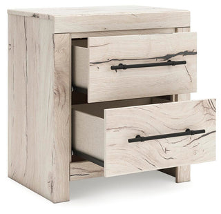 Lawroy Twin Panel Bed with Storage and Nightstand